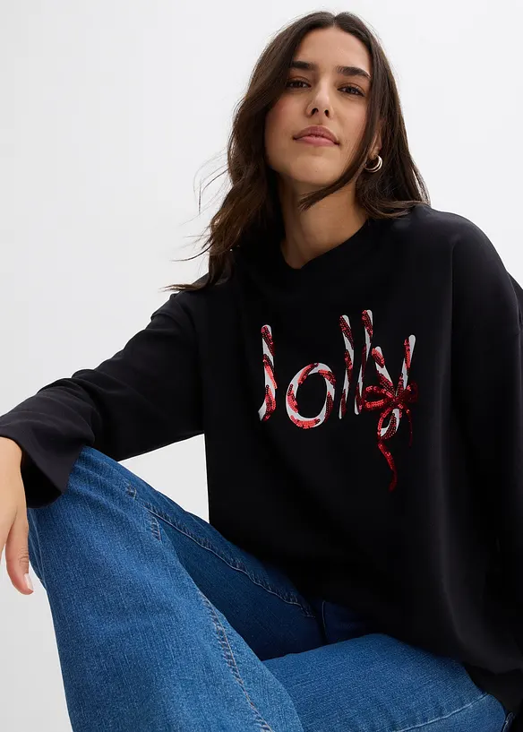 T-shirt manches longues 100% coton, bonprix