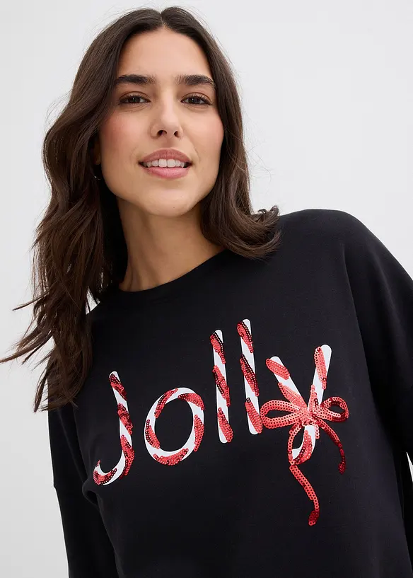 T-shirt manches longues 100% coton, bonprix