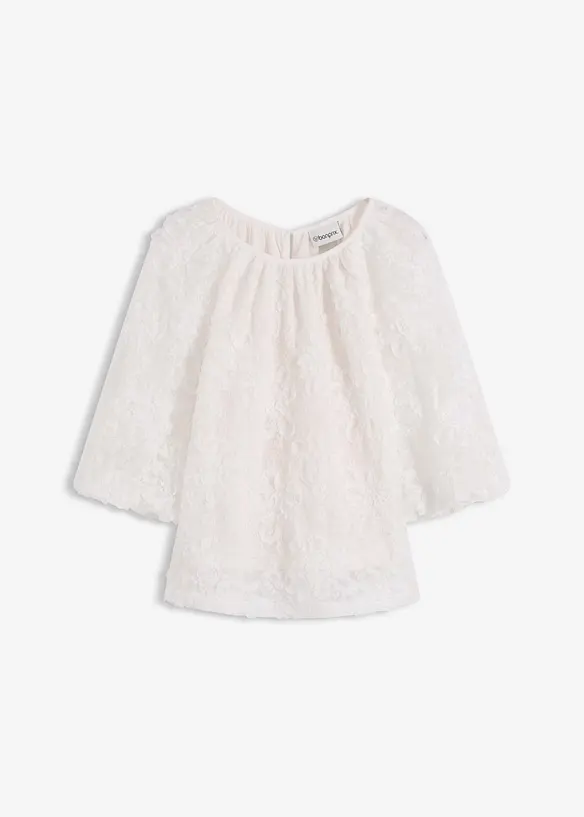 Blouse &agrave; motif floral textur&eacute;, bonprix