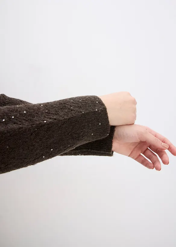 Gilet en maille ajourée, bonprix