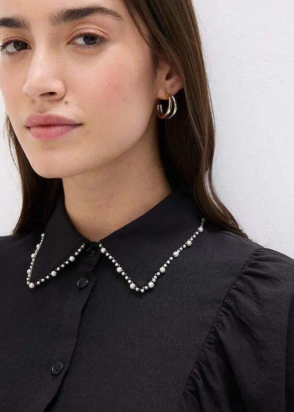 Robe midi avec perles, bonprix