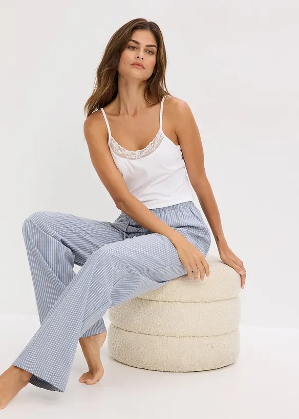 Lot de 2 caracos avec dentelle, bonprix