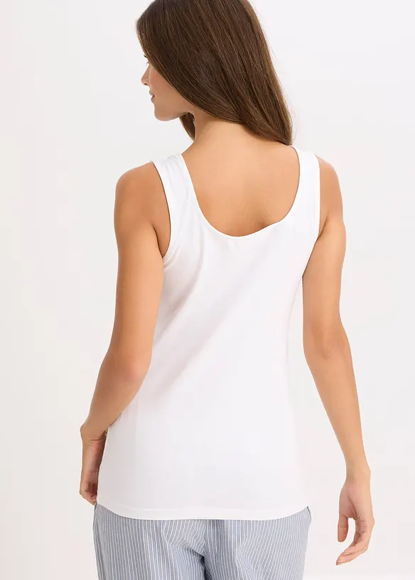 Lot de 2 caracos avec dentelle, bonprix