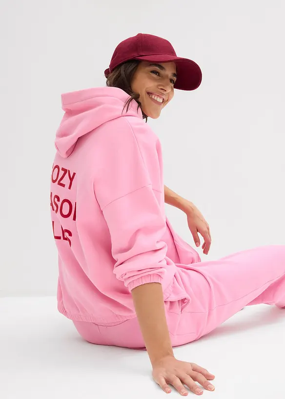 Sweat oversize 100% coton, bonprix