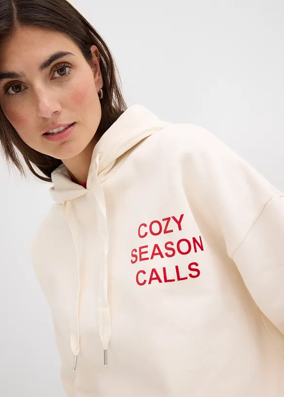 Sweat oversize 100% coton, bonprix