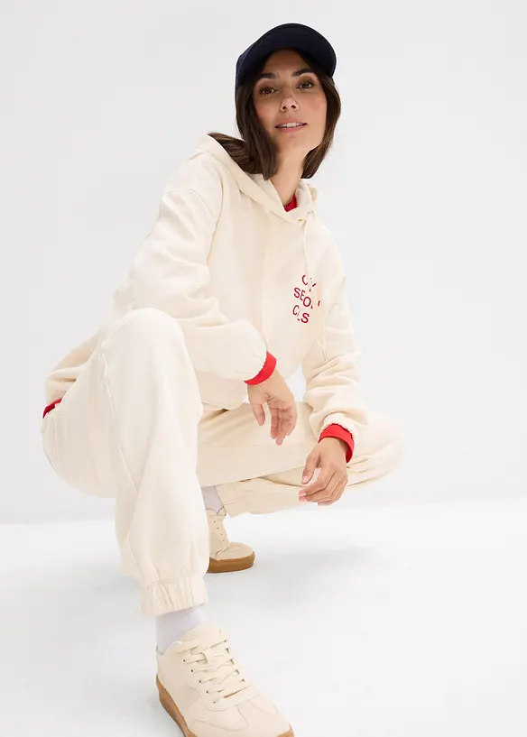 Sweat oversize 100% coton, bonprix