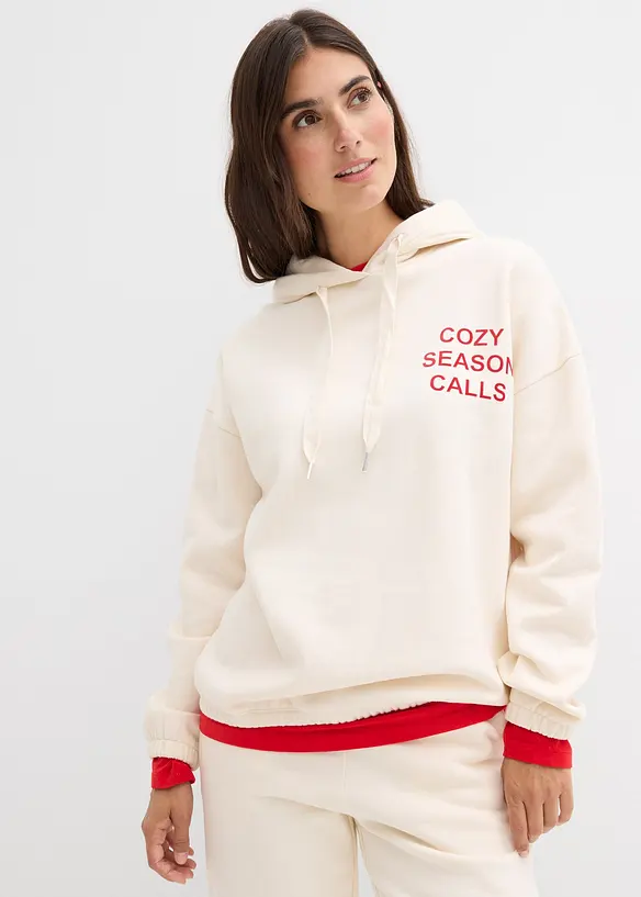 Sweat oversize 100% coton, bonprix