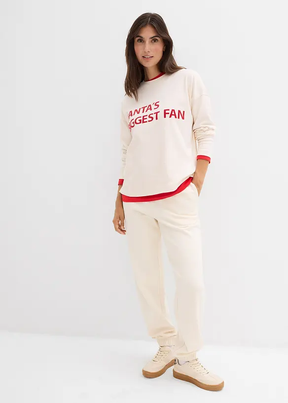 Pantalon de jogging 100% coton, bonprix