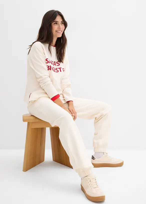 Pantalon de jogging 100% coton, bonprix