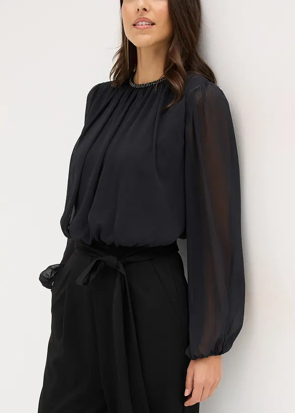 Combinaison en mousseline avec strass, bonprix