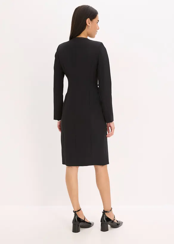 Robe blazer avec bordure en dentelle, bonprix