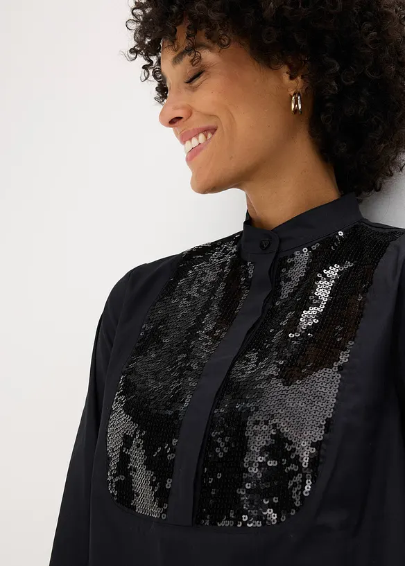 Tunique &agrave; sequins, bonprix