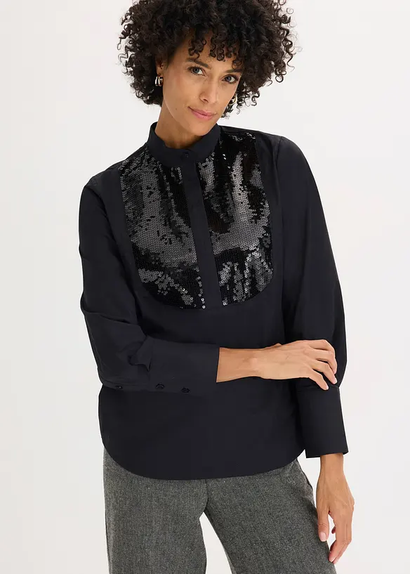 Tunique &agrave; sequins, bonprix