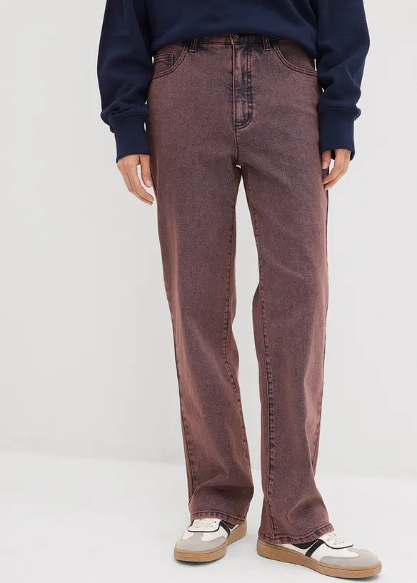 Pantalon twill délavé, bonprix