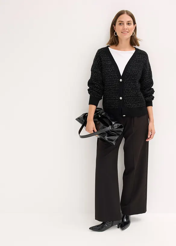 Gilet fluide en maille, bonprix