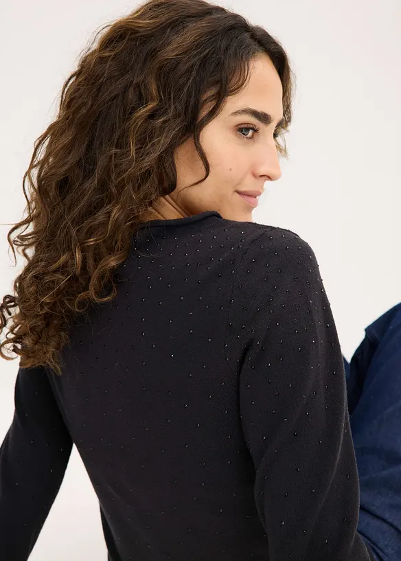 Pull fluide en fine maille fluide, viscose majoritaire, bonprix