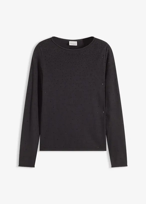 Pull fluide en fine maille fluide, viscose majoritaire, bonprix