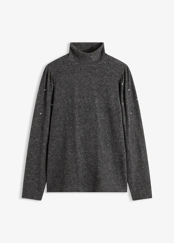 T-shirt manches longues en polaire fluide, bonprix