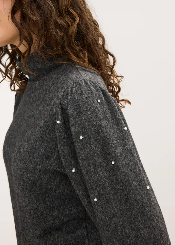 T-shirt manches longues en polaire fluide, bonprix