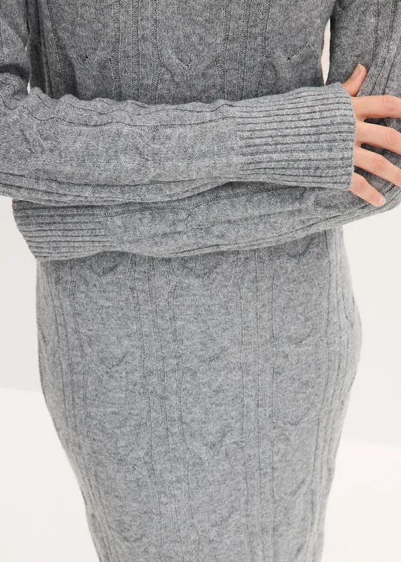 Robe en maille, bonprix