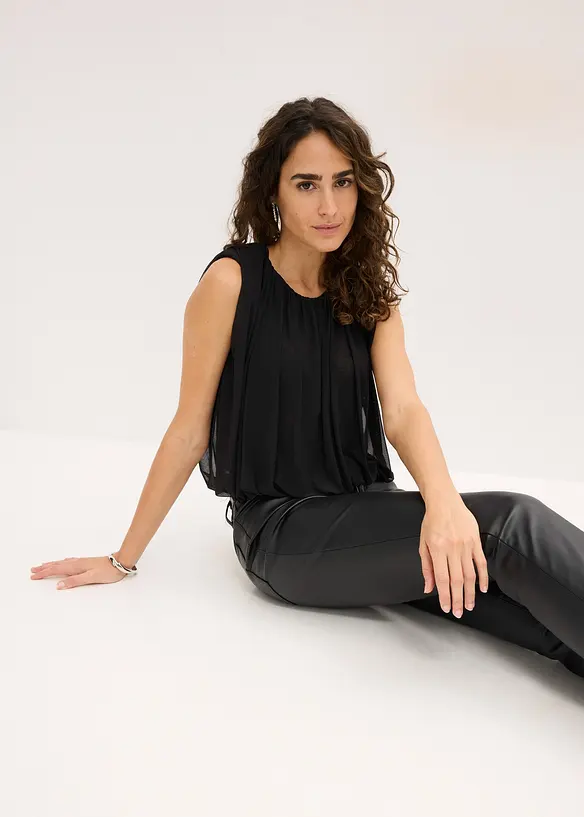 T-shirt en mesh d&eacute;licat, bonprix