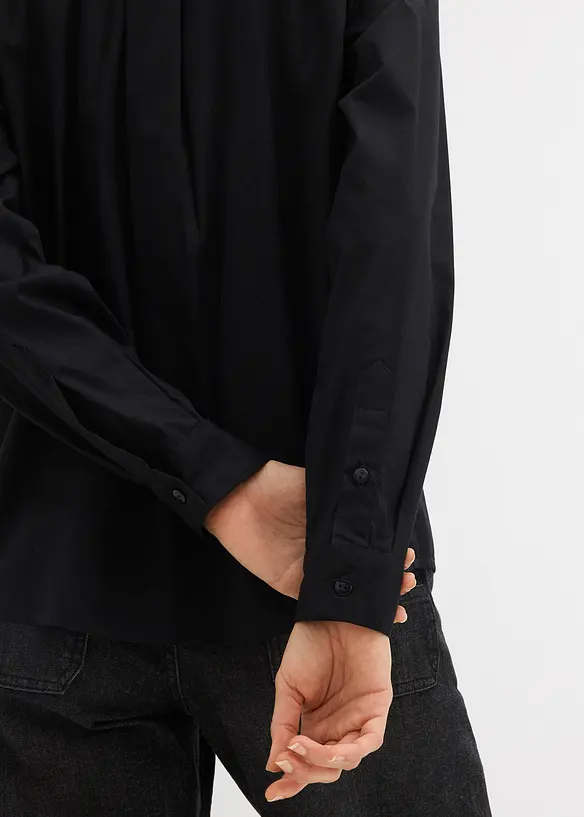 Chemise oversize avec poche poitrine contrastante, bonprix