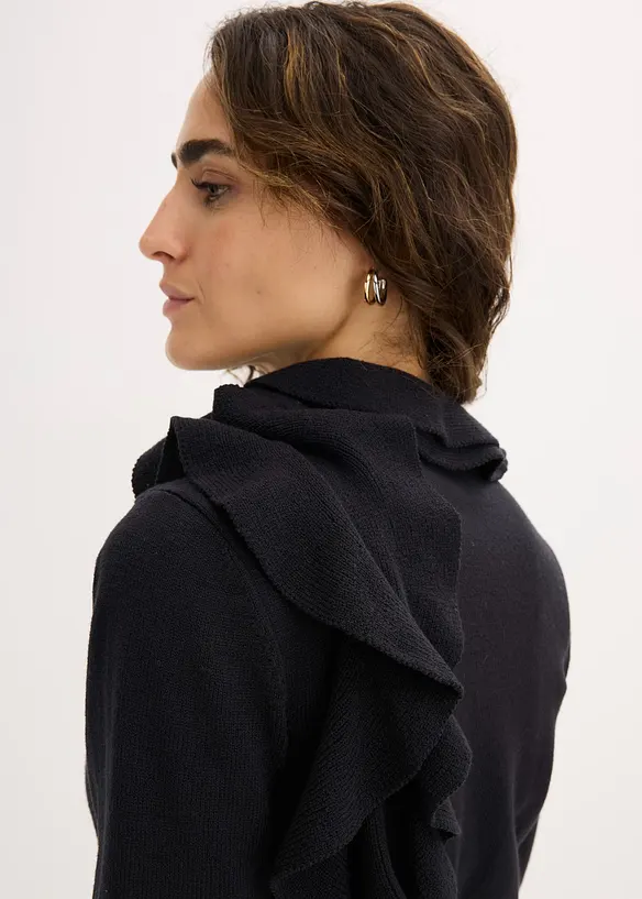 Pull fluide en fine maille de viscose mélangée, bonprix