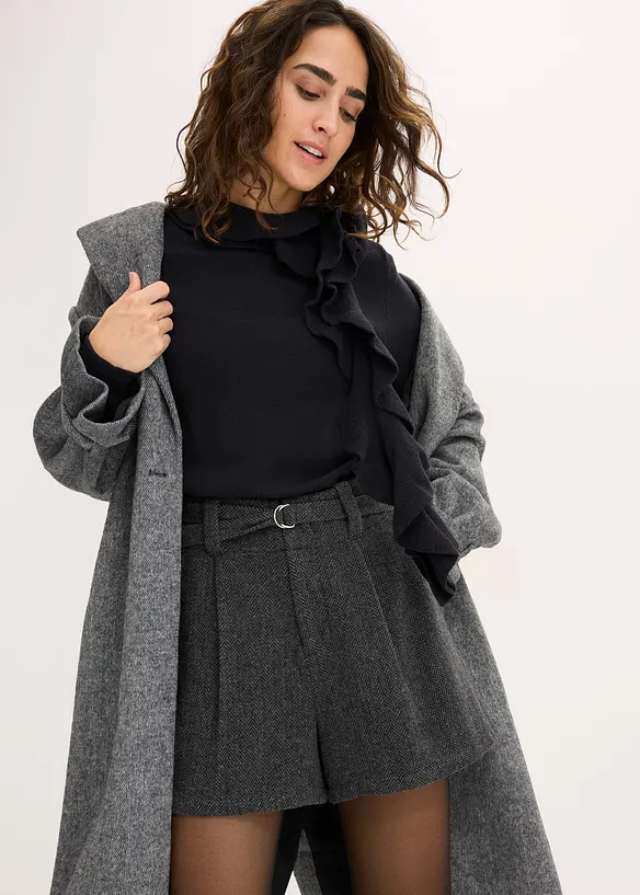 Pull fluide en fine maille de viscose mélangée, bonprix