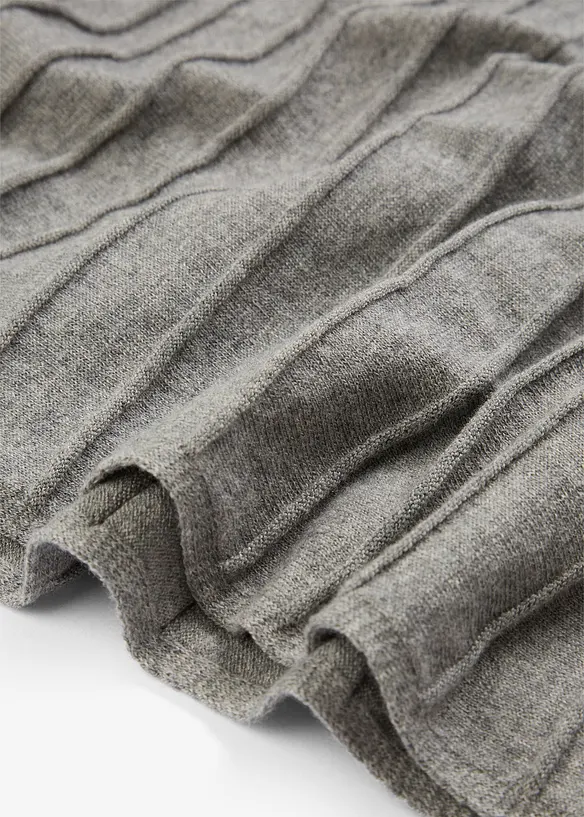 Jupe en maille avec laine mérinos, bonprix