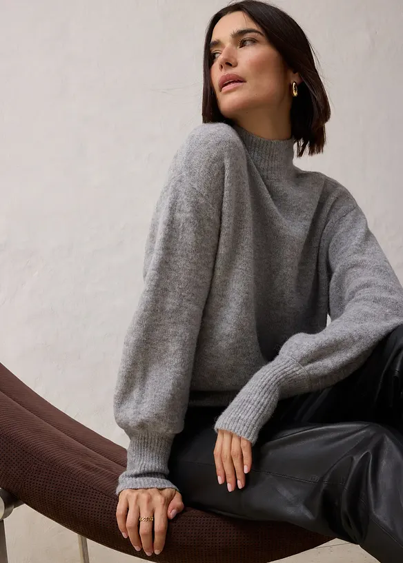 Pull avec laine d&rsquo;alpaga, bonprix