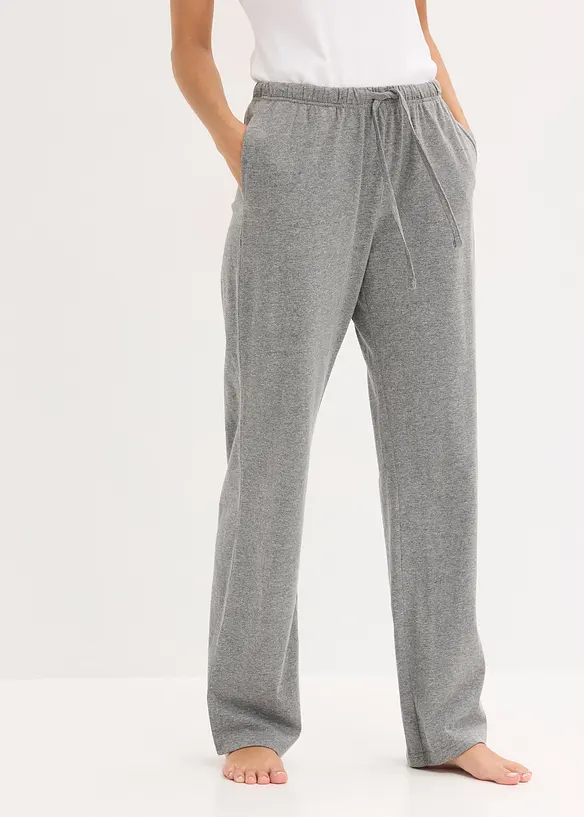 Lot de 2 pantalons de pyjama à poches latérales, bonprix