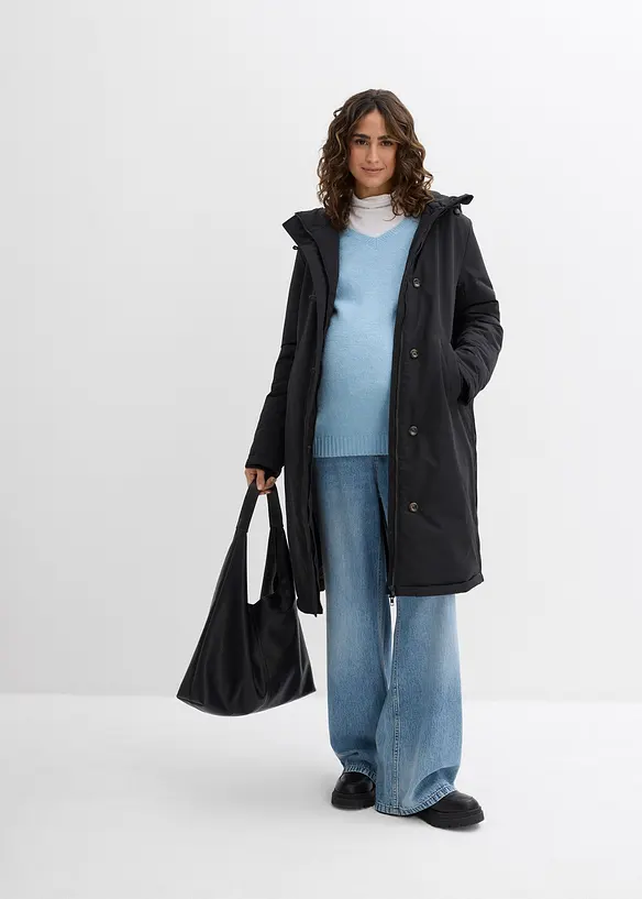 Manteau de grossesse rembourré 3en1 avec empiècement de portage, bonprix