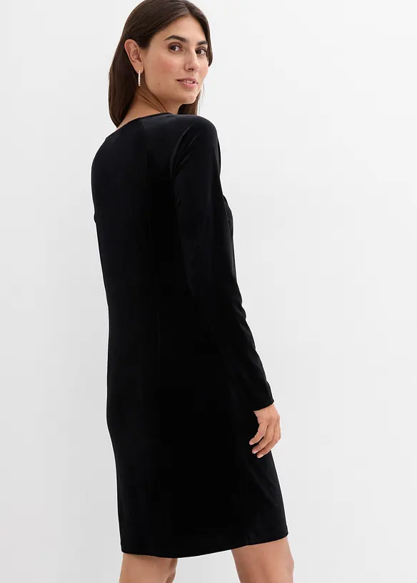 Robe festive de grossesse et d’allaitement en velours doux, bonprix