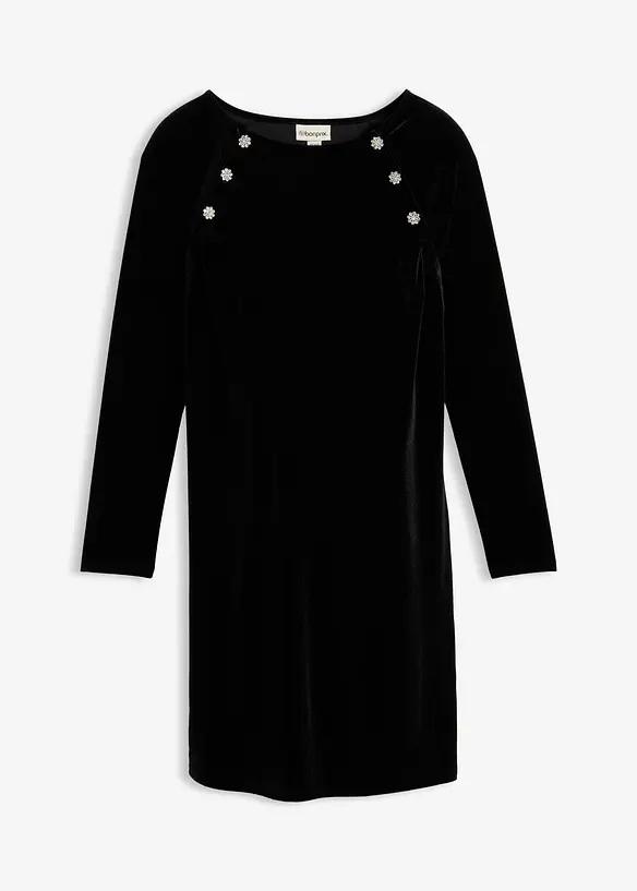 Robe festive de grossesse et d’allaitement en velours doux, bonprix