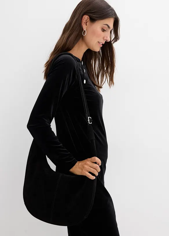 Robe festive de grossesse et d’allaitement en velours doux, bonprix