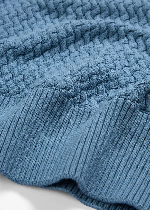 Pull col roulé avec laine mérinos, bonprix