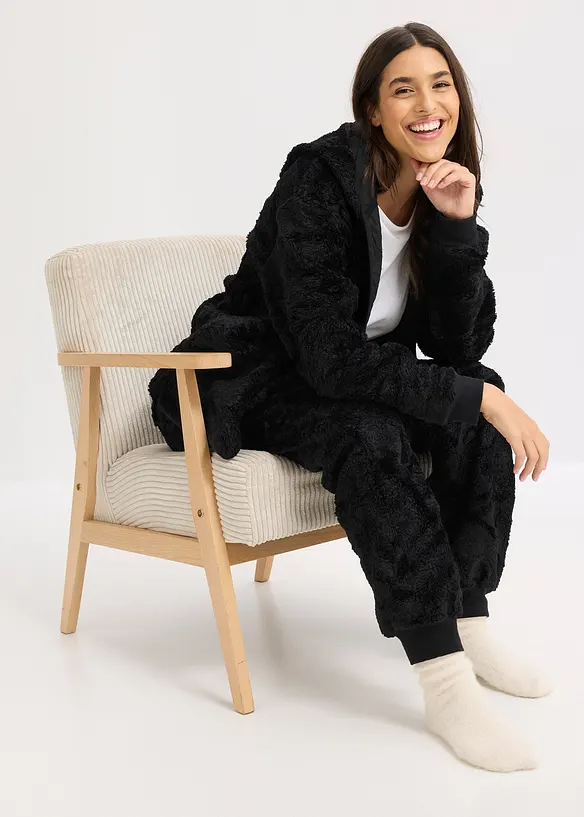 Ensemble d&rsquo;int&eacute;rieur en peluche, bonprix