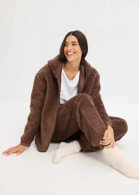 Ensemble d&rsquo;int&eacute;rieur en peluche, bonprix