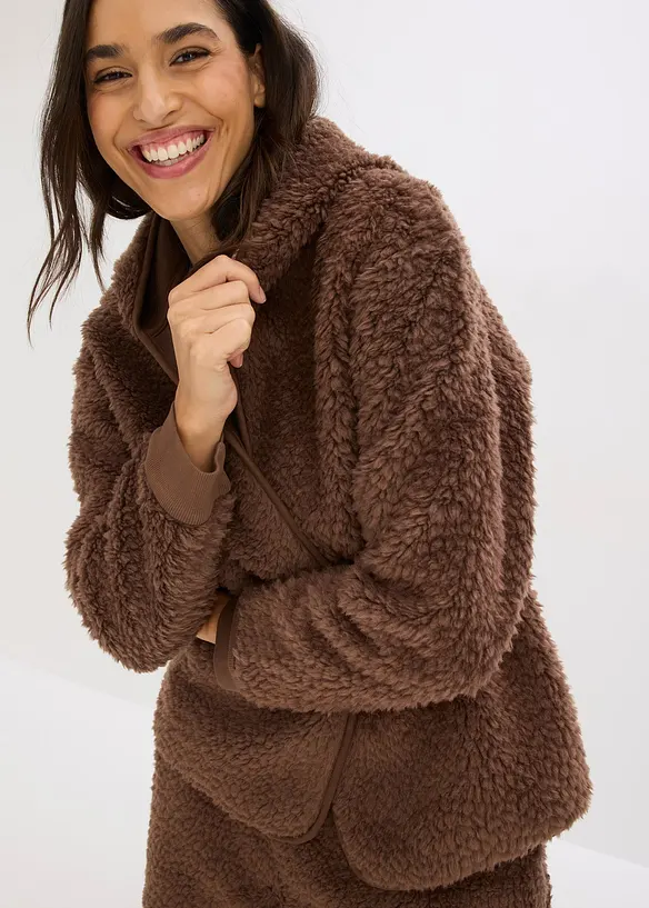 Ensemble d&rsquo;int&eacute;rieur en peluche, bonprix