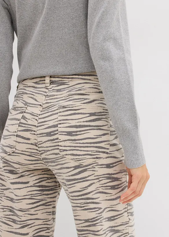 Pantalon en twill de coton extensible, bonprix