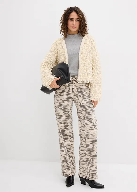 Pantalon en twill de coton extensible, bonprix