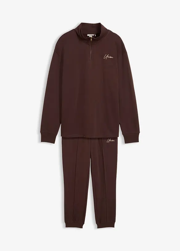 Survêtement ample 100% coton (ens. 2 pces), bonprix