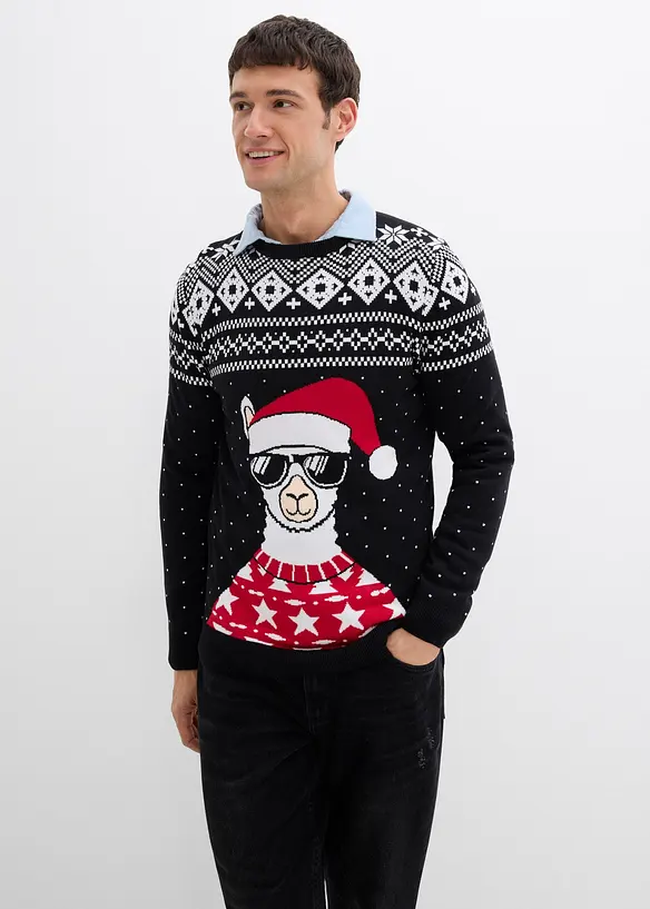 Pull de Noël doux, bonprix