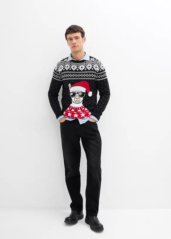 Pull de Noël doux, bonprix