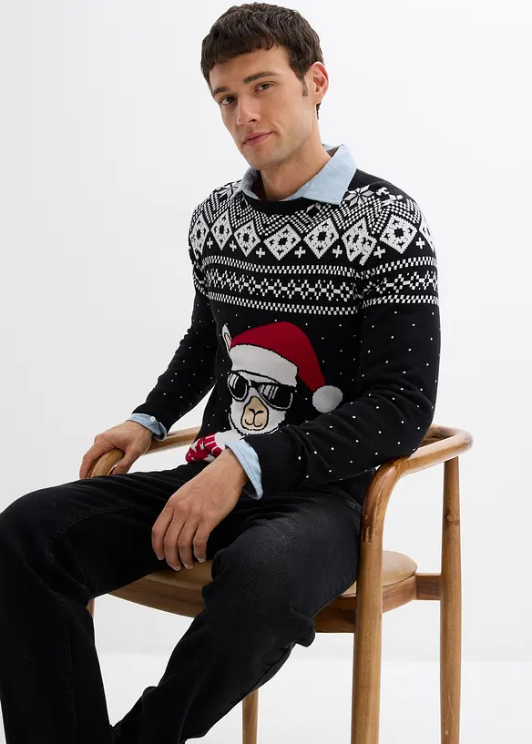 Pull de Noël doux, bonprix