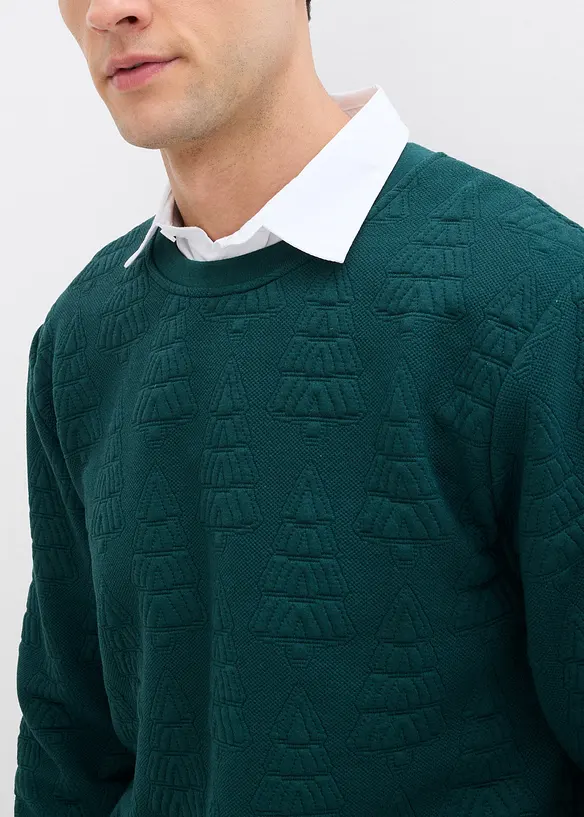 Sweat de Noël à motif de sapin, bonprix