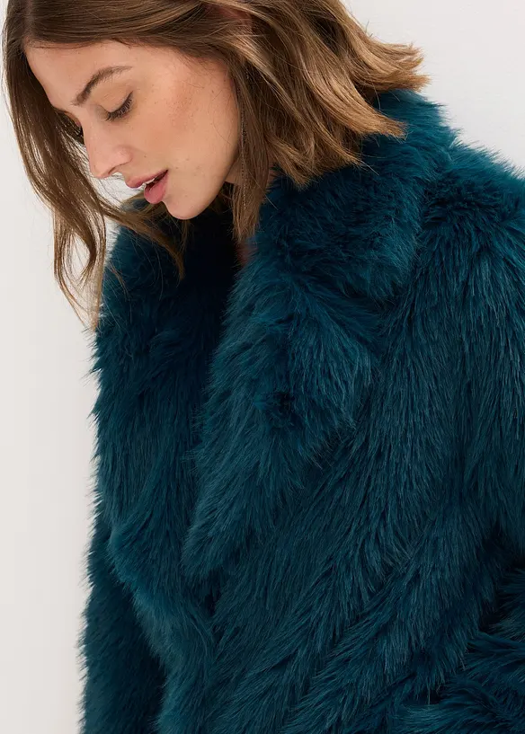 Veste en peluche, bonprix