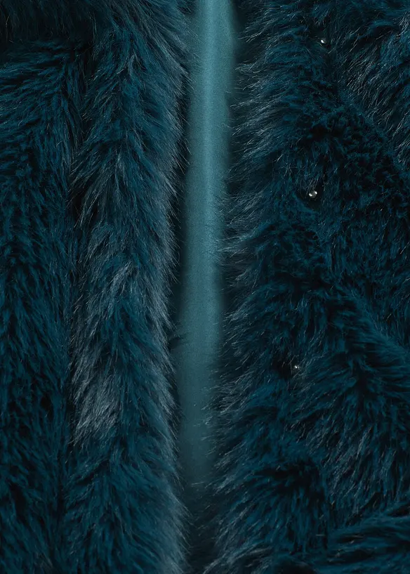 Veste en peluche, bonprix