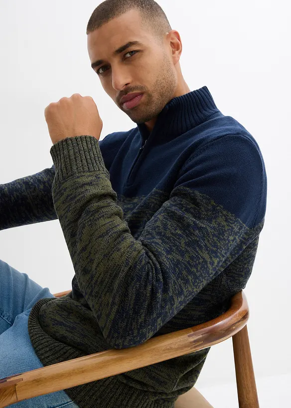 Pull camionneur doux en grosse maille, bonprix