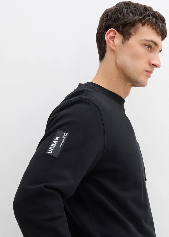 Sweat-shirt à poche poitrine, bonprix